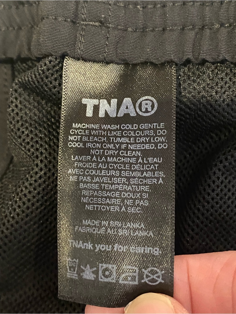 TNA Sawyer Pant Black XS Water Repellent Nylon Track Pants EUC - Picture 11 of 16
